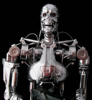 12 Inch Chromed Diecast T-800 (Terminator) Custom Action Figure
