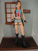 Lara Croft (British Pride Union Jack T-Shirt) (Tomb Raider) Custom Action Figure