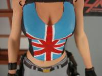 Lara Croft (British Pride Union Jack T-Shirt) (Tomb Raider) Custom Action Figure