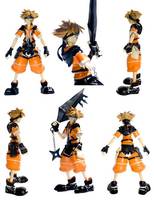 Sora/Naruto (Kingdom Hearts) Custom Action Figure