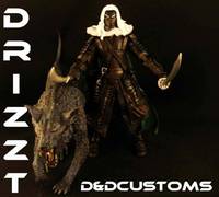 Drizzt Drow Dark Elf Forgotten Realms (Forgotten Realms of Fantasy) Custom Action Figure