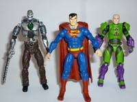 Superman     W / Alternate Heads (DC Infinite Heroes) Custom Action Figure