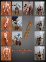 Kratos the God of War (God of War) Custom Action Figure