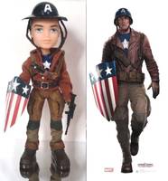 Captain America WWII Movie Bratz (Captain America) Custom Action Figure