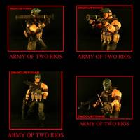 Rios ARMY of TWO (Army of Two) Custom Action Figure