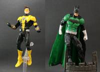Yellow Lantern Hal Jordan/Green Lantern Batman Set (Marvel Legends) Custom Action Figure