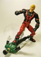 Red Lantern Corps - Guy Gardner (Green Lantern) Custom Action Figure