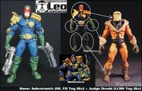 JUDGE DREDD (Simon Bisley Style) (Legendary Comic Book Heroes) Custom Action Figure