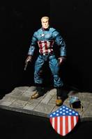 Ultimate Captain Amerrica Repaint (Marvel Legends) Custom Action Figure