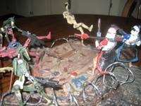Clone Wars Diorama "Last Stand" (Star Wars) Custom Diorama / Playset