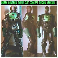Green Lantern Movie John Stewart Concept Design Version 1 (Green Lantern) Custom Action Figure