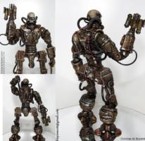 Wasteland: Mark-13 Sentry-Class Cyborg Unit (Original) Custom Action Figure