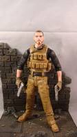 Sam Worthington as the Vet (Call of Duty: Black Ops) Custom Action Figure