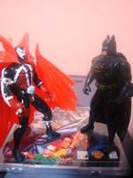 Batman Forever Repaint and Head Sculpt into Dark Knight and Tim Burton´S Batman (Batman - Movie Style) Custom Action Figure