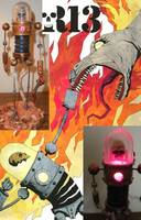 Robot 12, Monster Killer (Independent Comics) Custom Action Figure