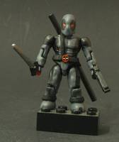 Deadpool X Force (Mega Bloks) (Marvel Legends) Custom Miniature / Figurine