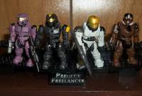 Mega Bloks: Project Freelancer S6-9 (Rvb) (Halo) Custom Miniature / Figurine