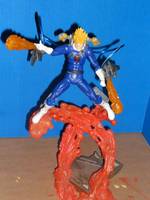 Post Apocalyptic War Human Torch (Fantastic Four) Custom Action Figure