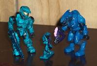 Mega Bloks: Junior (Rvb) (Halo) Custom Miniature / Figurine