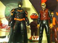 Hokie Batman-Virginia Tech Batman (Dark Knight) Custom Action Figure