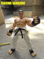 Aof-Takuma Sakazaki and Kyokugenryu Karate Team (SNK) Custom Action Figure