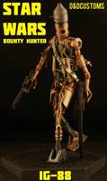 ESB IG-88 Bounty Hunter (Star Wars) Custom Action Figure