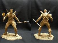 Major Dutch Mud Camouflage (Predator) Custom Action Figure