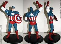 Captain America (17" Statue Restoration) (Captain America) Custom Statue / Bust