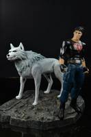 Young Justice Superboy with Wolf Custom Figure (Young Justice) Custom Action Figure