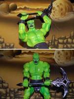 Snake Men, Two New Slithering Minions of King Hssss. (Masters of the Universe) Custom Action Figure