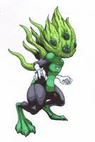Green Lantern Gea, Original (Green Lantern) Custom Miniature / Figurine
