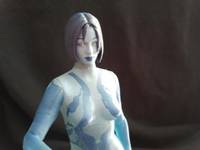 Halo 4 Cortana ( with Light up Base) (Halo) Custom Action Figure