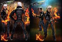 K' (King of Fighters) Custom Action Figure