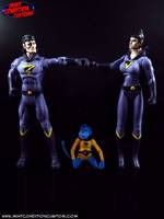 Wonder Twins with Gleek (DC Infinite Heroes) Custom Action Figure