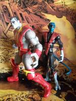 Nightcrawler and Colossus (Marvel Universe) Custom Action Figure