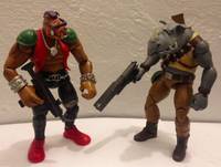 Bebop & Rocksteady (Teenage Mutant Ninja Turtles) Custom Action Figure