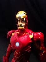 IRON MAN (Unmasked) (Avengers) Custom Action Figure