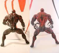 Spider-Carnage Repaint (Spider-Man) Custom Action Figure