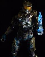 Battle Damaged Master Chief and RAMPANT Cortana (Halo) Custom Action Figure