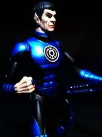 Blue Lantern Spock (Star Trek) Custom Action Figure