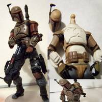 Mandalorian Merc-Gold;Vengeance 1:18 SCALE (Star Wars) Custom Action Figure