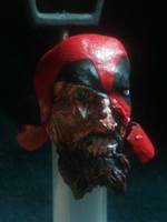 Head (Pirate Headpool) (Marvel) Custom Action Figure