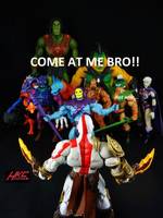 Kratos (Motuc Style God of War) (Masters of the Universe) Custom Action Figure
