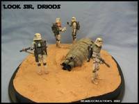 Look Sir, Droids - Diorama (Star Wars) Custom Diorama / Playset
