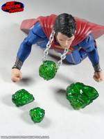 Superman Man of Steel Classic Repaint W/ Heat Vision Blasts (Movie Masters) Custom Action Figure
