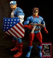 Cap & Bucky (Marvel Legends) Custom Action Figure