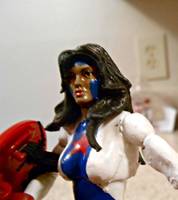 Captain America (Nikki Fury) (Marvel Universe) Custom Action Figure