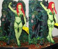 I CAUGHT a BAT  Dio - Poison Ivy (a.F.) X Batman (Stat) (DC Universe) Custom Diorama / Playset