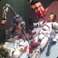 Zombie R2-D2!  (Please Read Story! (Star Wars) Custom Action Figure