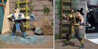 Mortal Kombat Scorpion VS Sub-Zero (Mortal Kombat) Custom Diorama / Playset